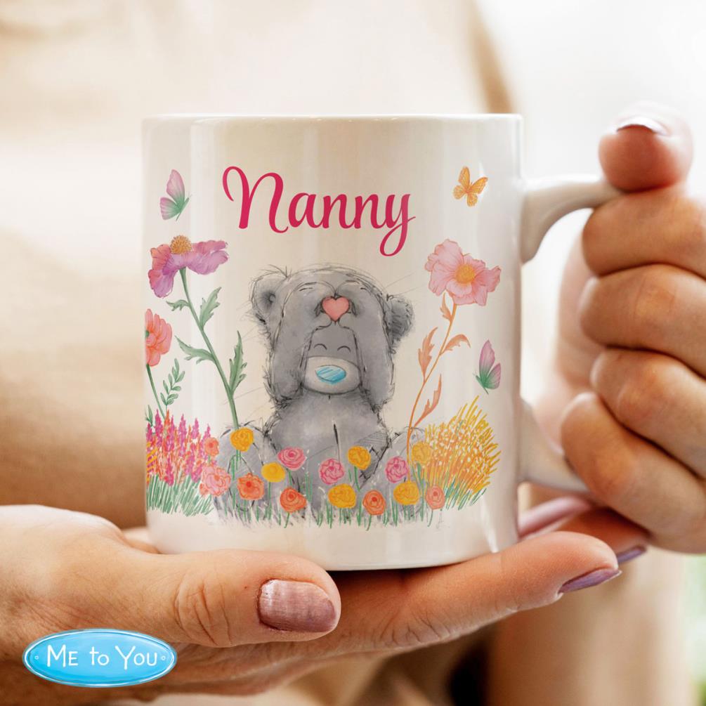 Personalised Me to You Bear Flowery Mug Extra Image 3